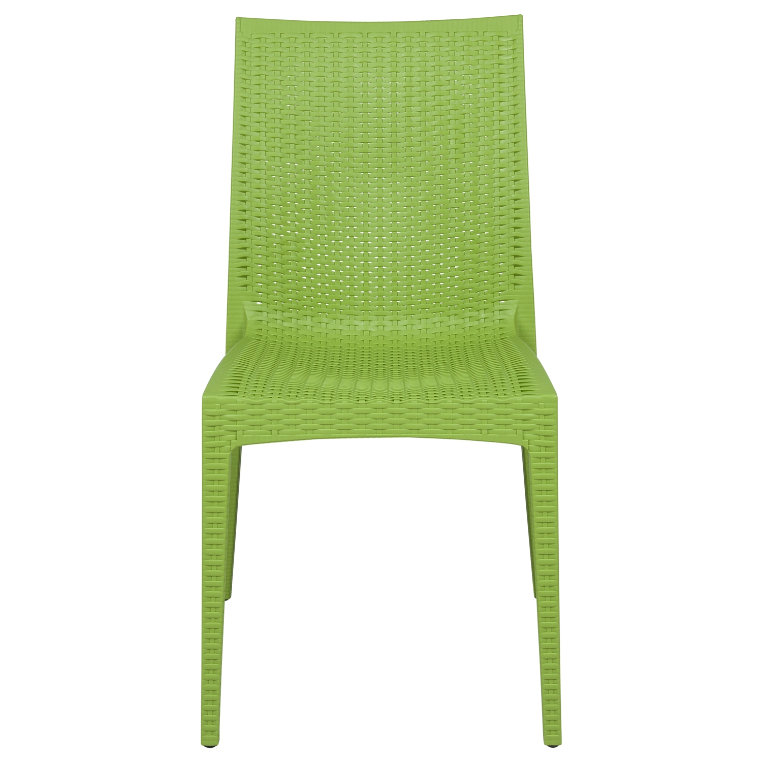 Mace Outdoor Polypropylene Dining Chair (Set of 2)