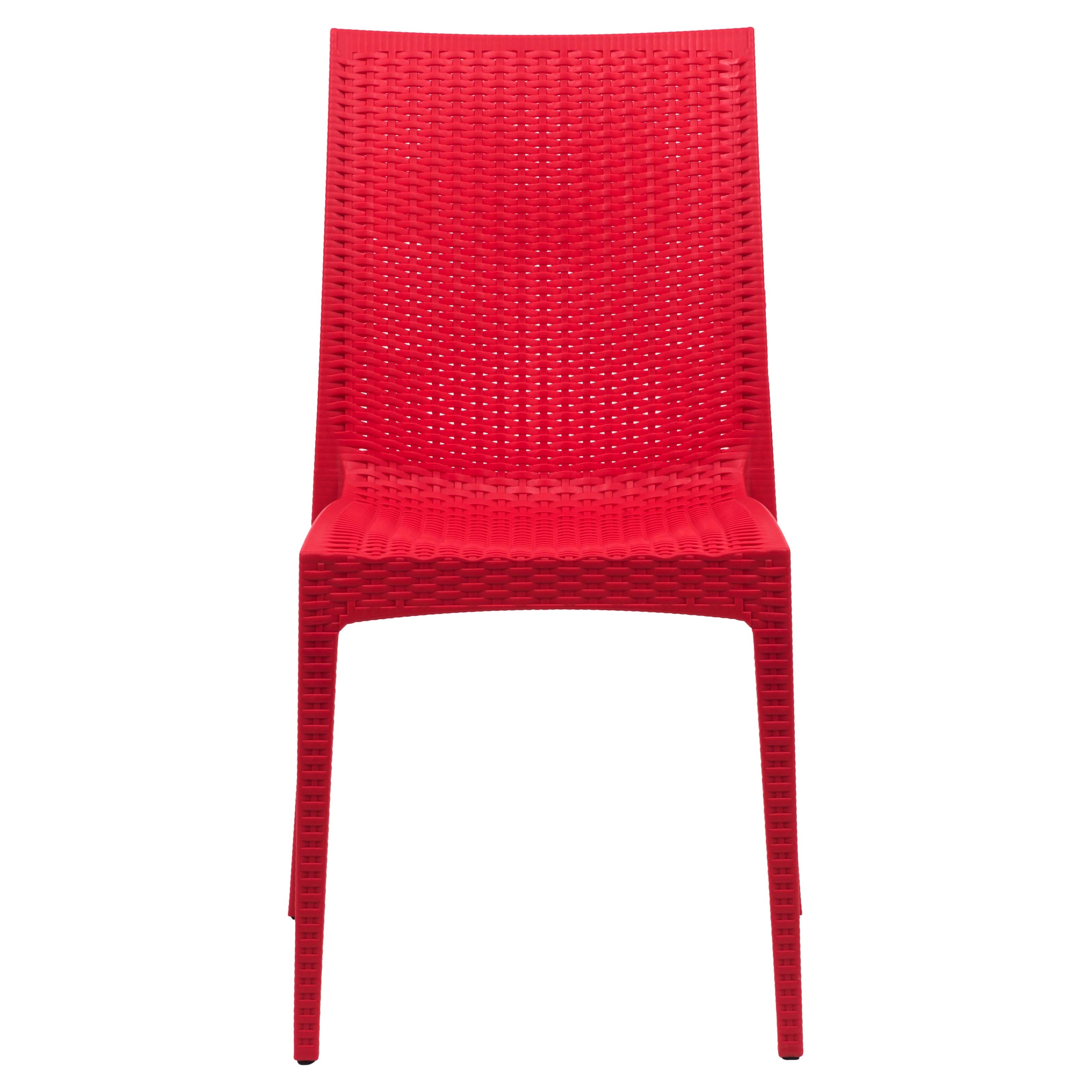 Mace Outdoor Polypropylene Dining Chair (Set of 4)