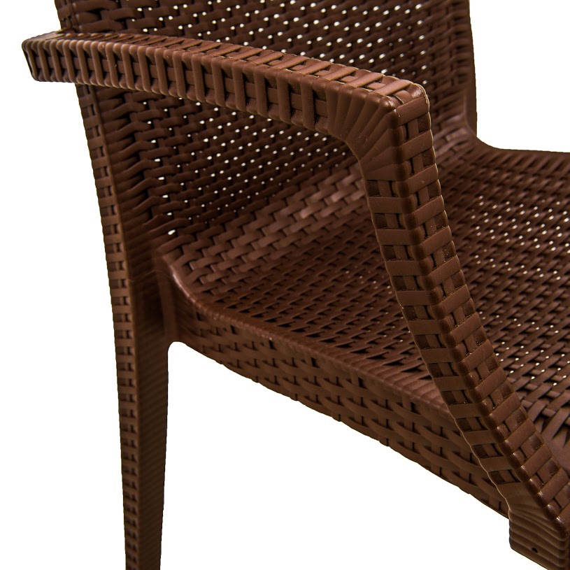 Mace Outdoor Polypropylene Dining Arm Chair