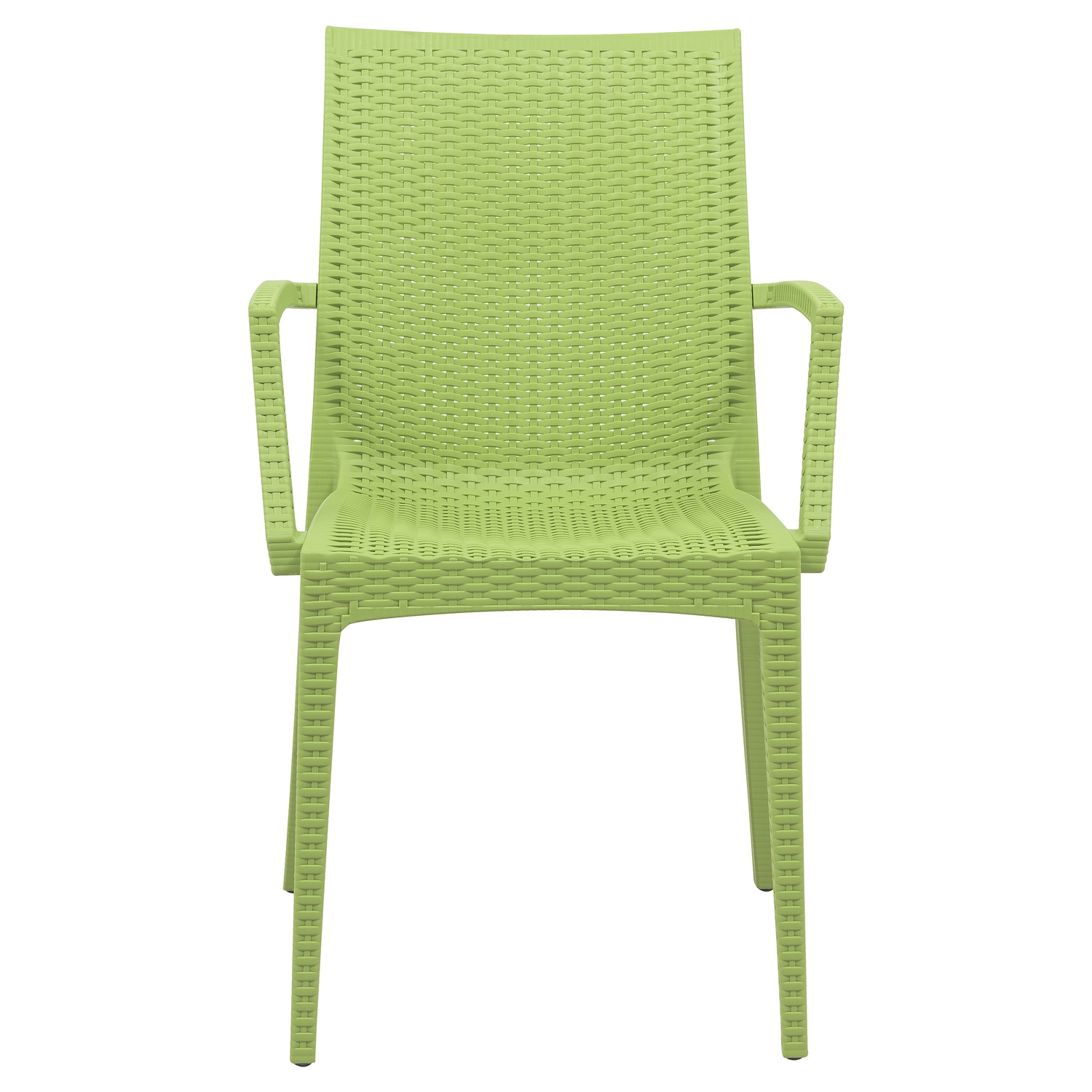 Mace Outdoor Polypropylene Dining Arm Chair (Set of 4)