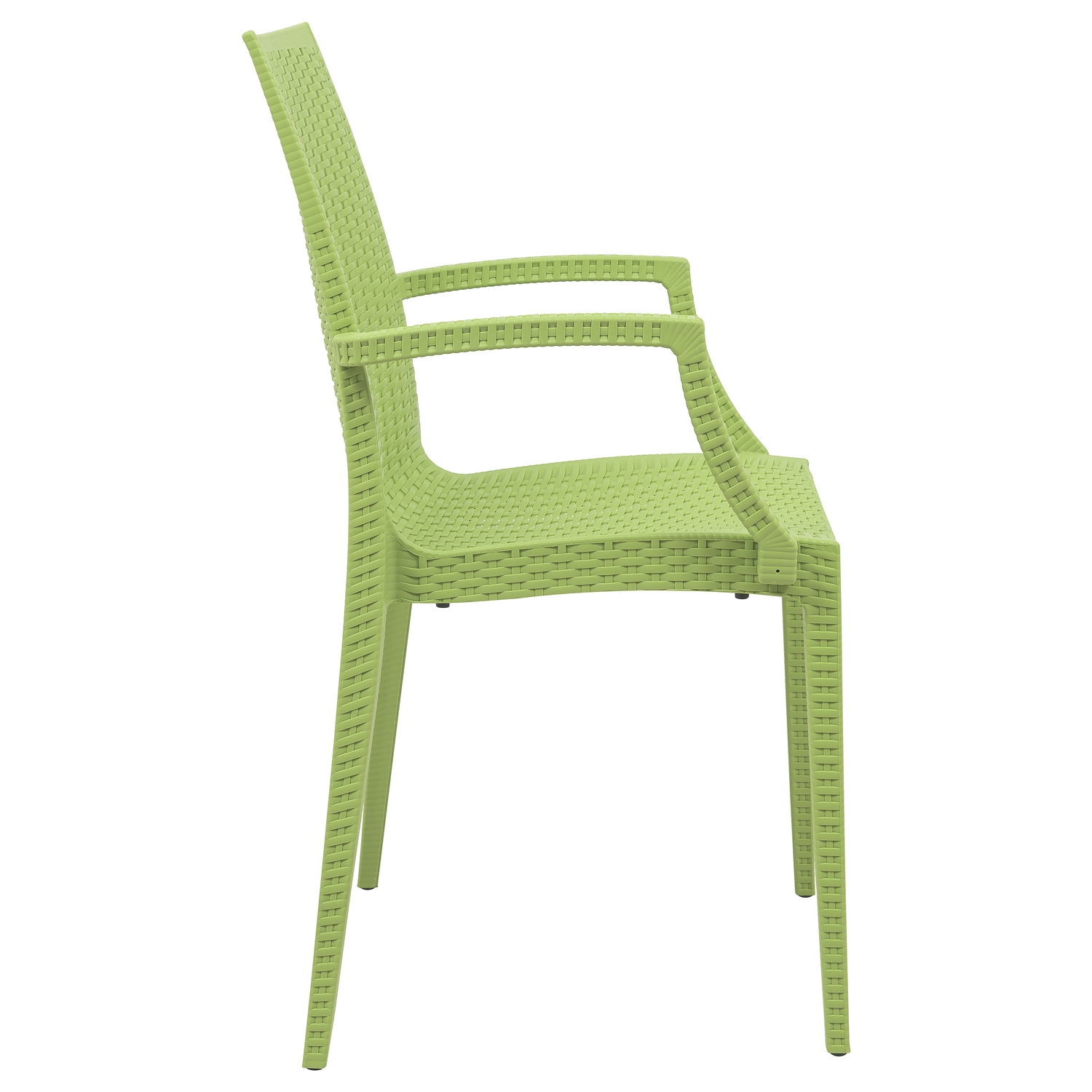 Mace Outdoor Polypropylene Dining Arm Chair (Set of 4)