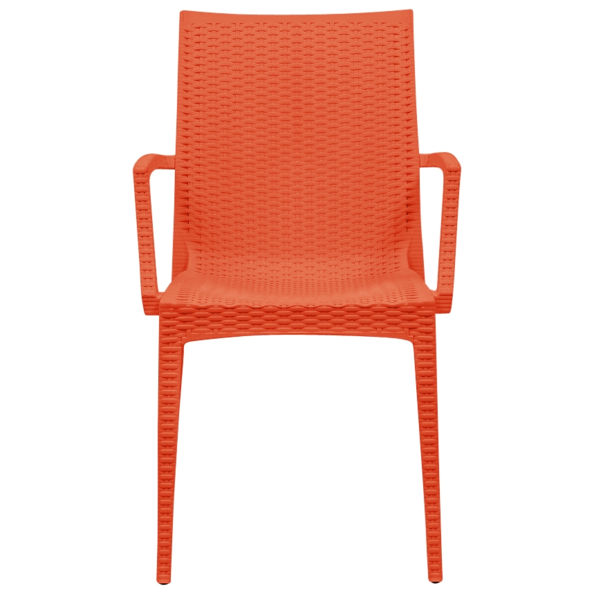 Mace Outdoor Polypropylene Dining Arm Chair
