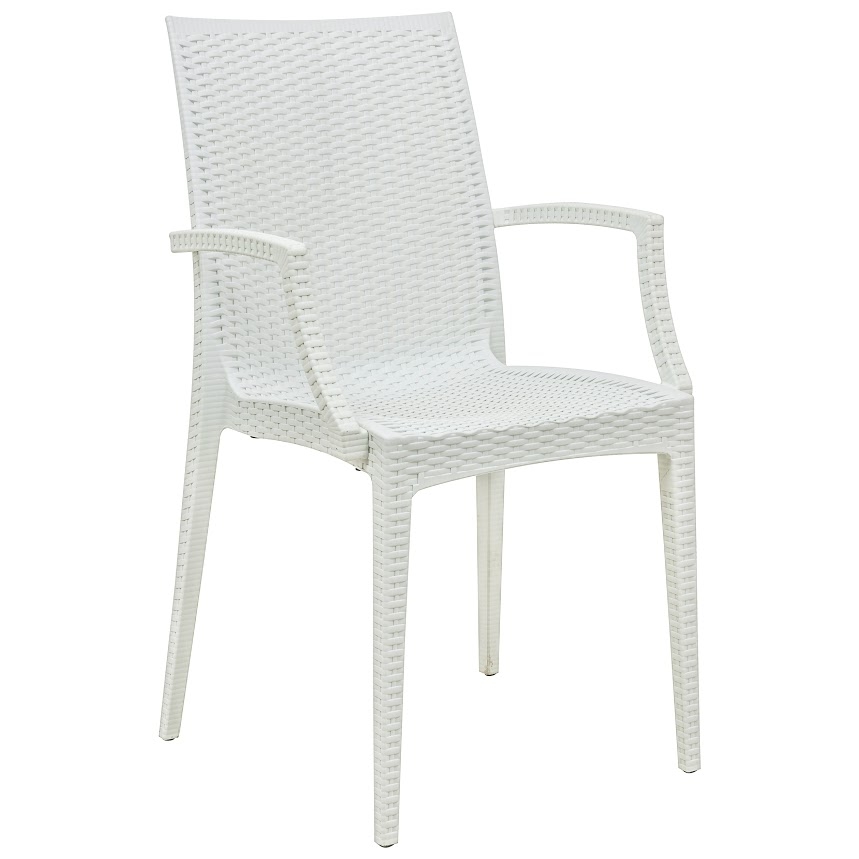 Mace Outdoor Polypropylene Dining Arm Chair