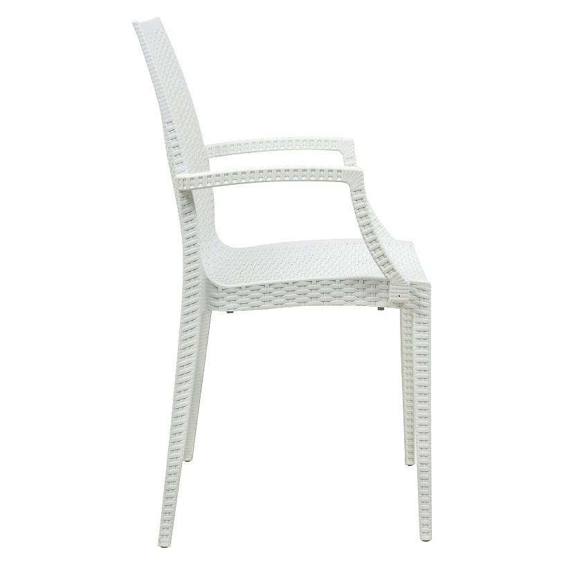 Mace Outdoor Polypropylene Dining Arm Chair