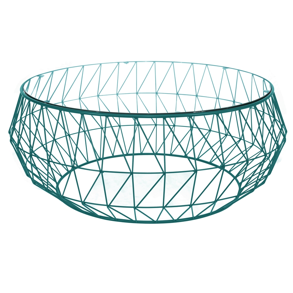 Malibu Round Glass Coffee Table