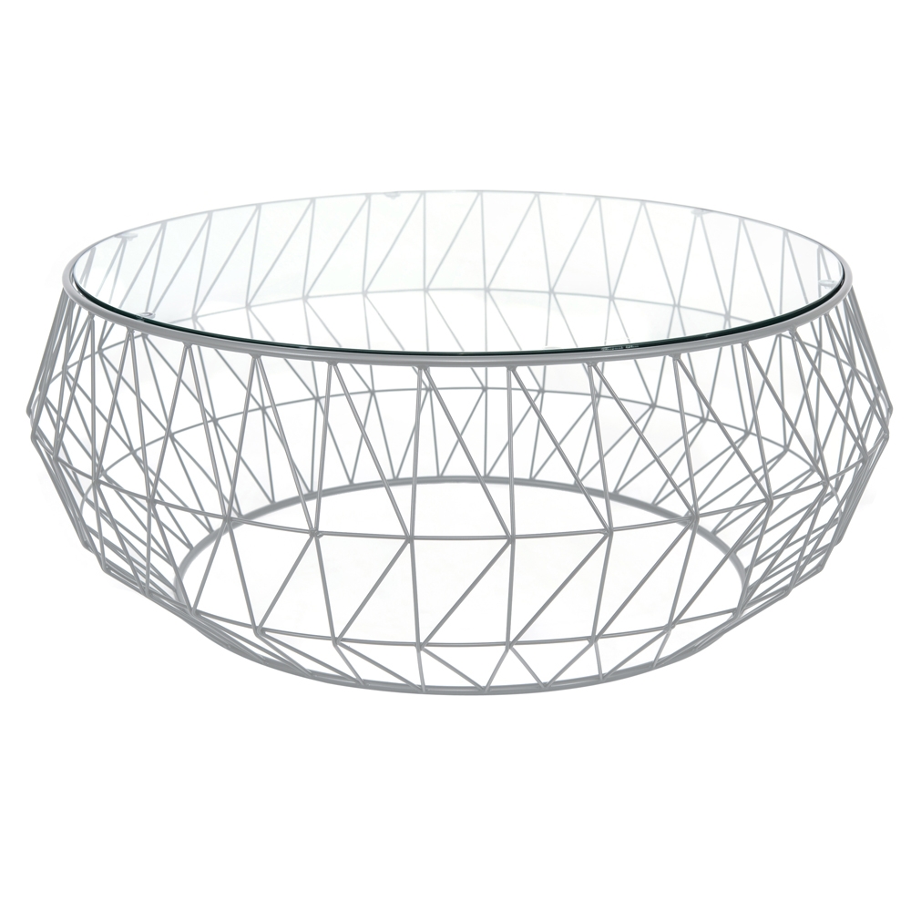 Malibu Round Glass Coffee Table