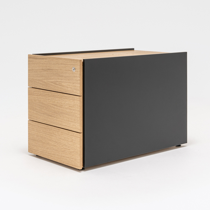 Viga Office Lockable Pedestal w/Drawers
