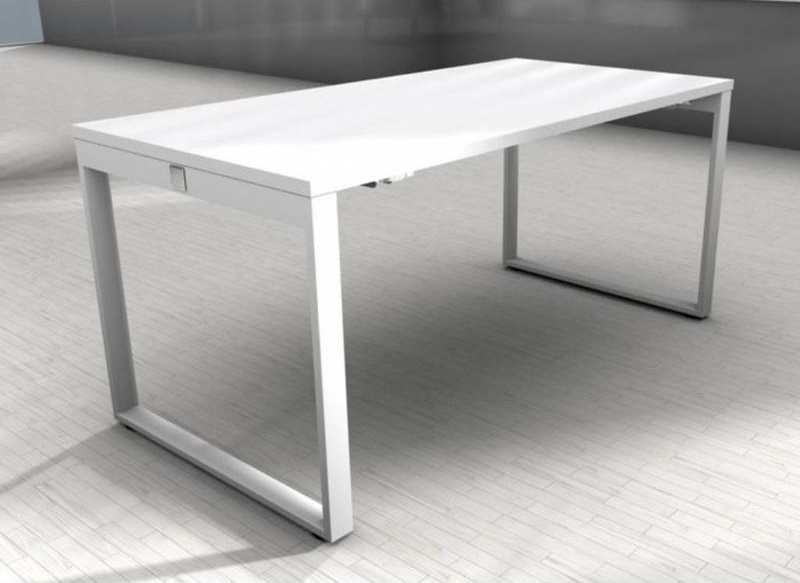YAN_Z MFC Top Office Desk w/Steel Frame