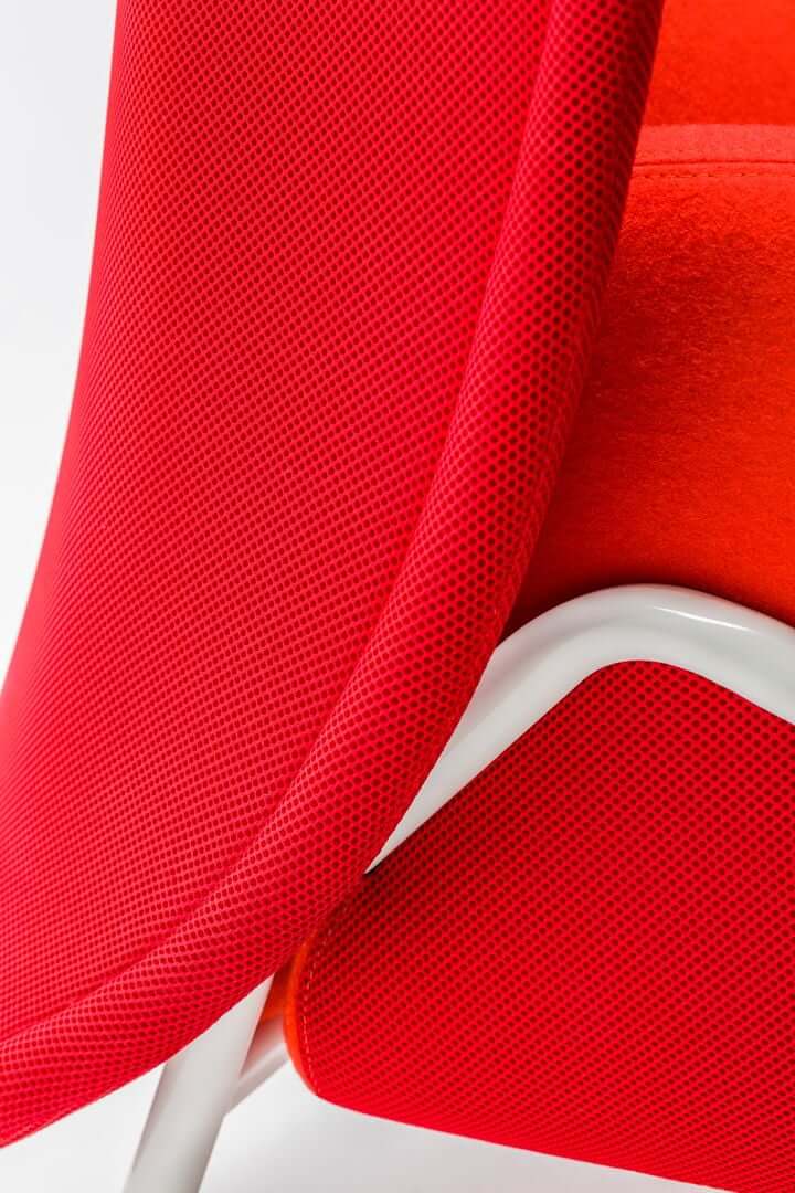 MDD Mesh Arm Chair With Shield And Metal Frame