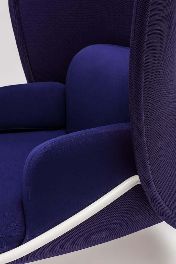 Mesh Arm Chair With Shield And Metal Frame