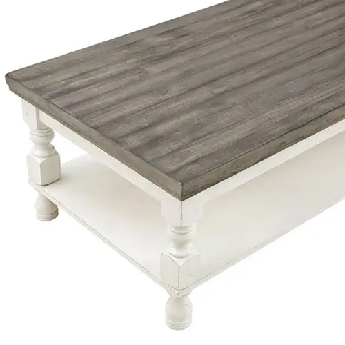 Calandra Wood Storage Coffee Table Set