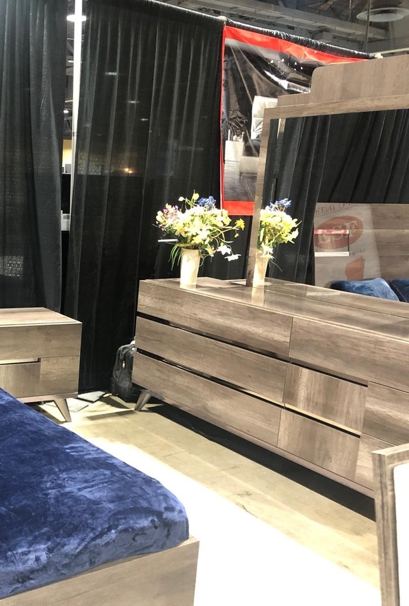 Medea ESF Wood Double Dresser w/6 Drawers
