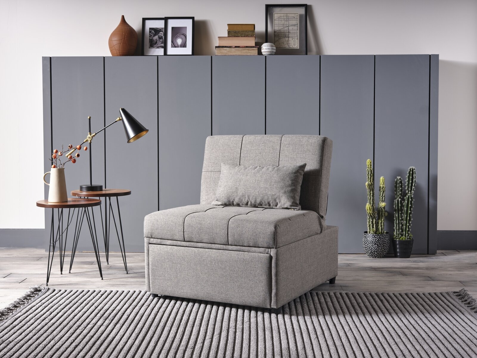 Mello Fabric Pull Out Chair In A Box