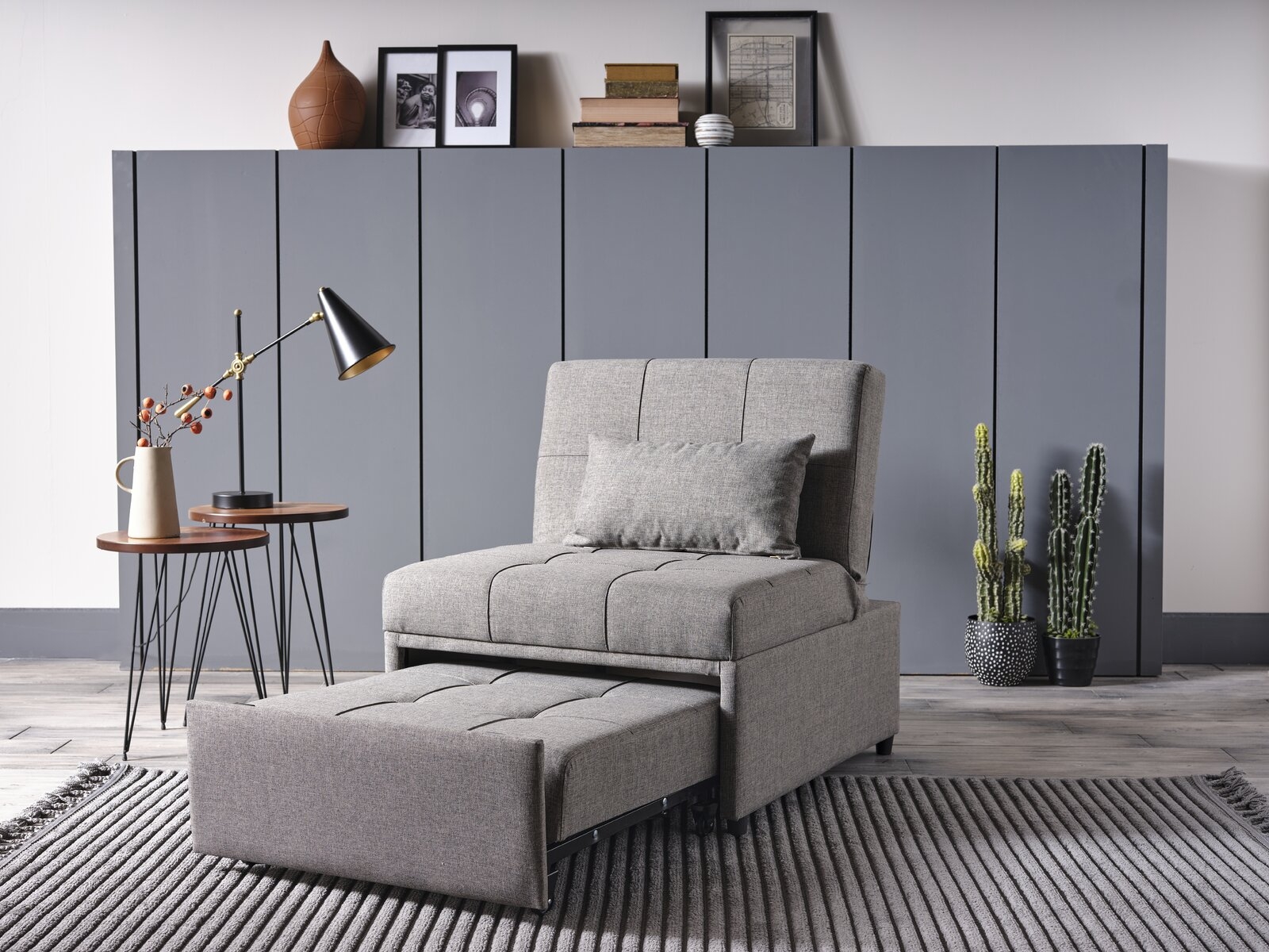 Mello Fabric Pull Out Chair In A Box