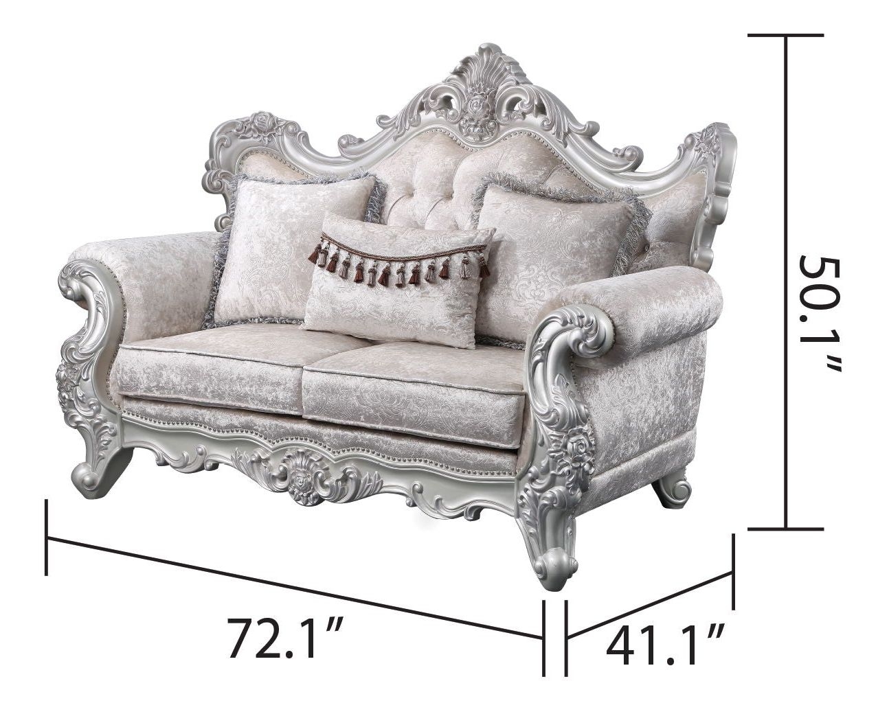 Melrose Fabric Living Room Set