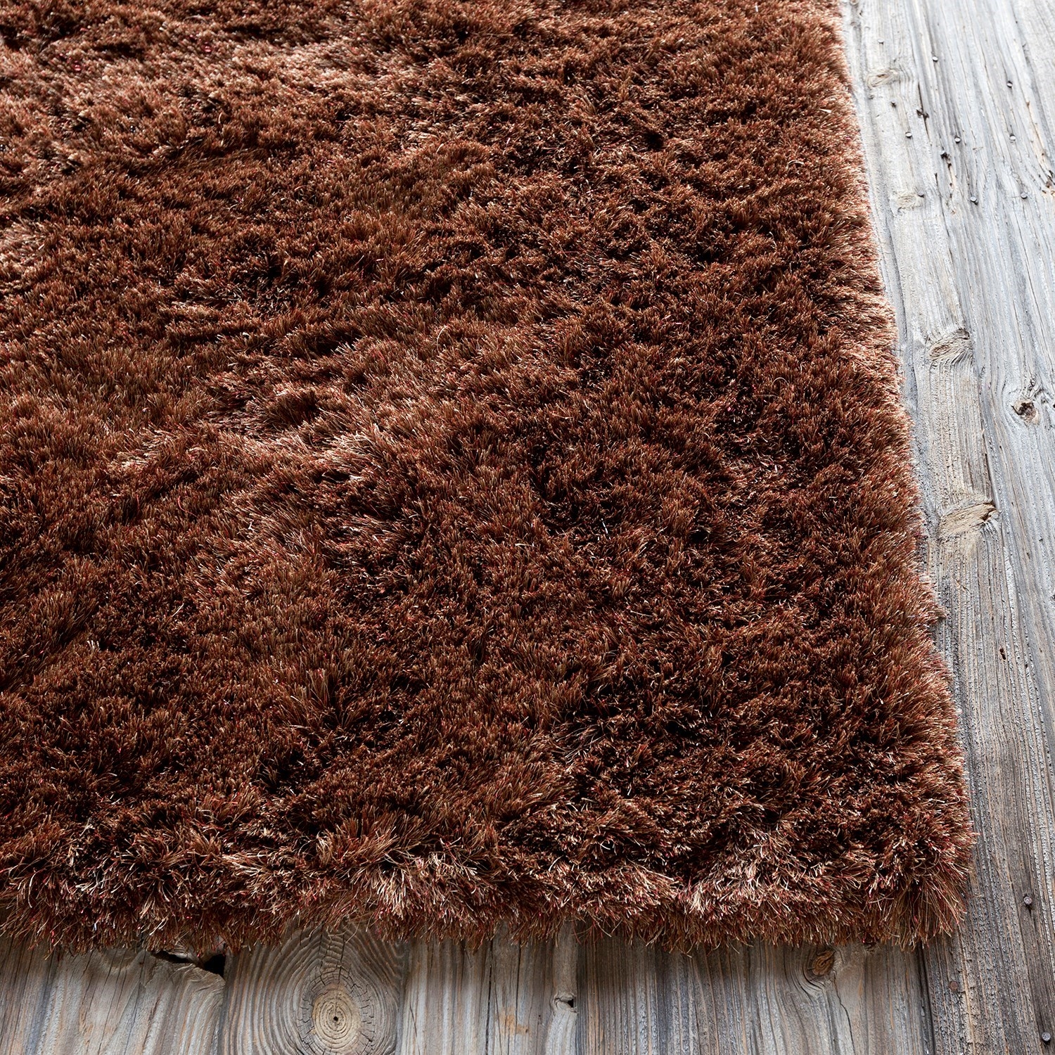 Mercury Polyester Rectangular Handmade Rug, 5' x 7'6"