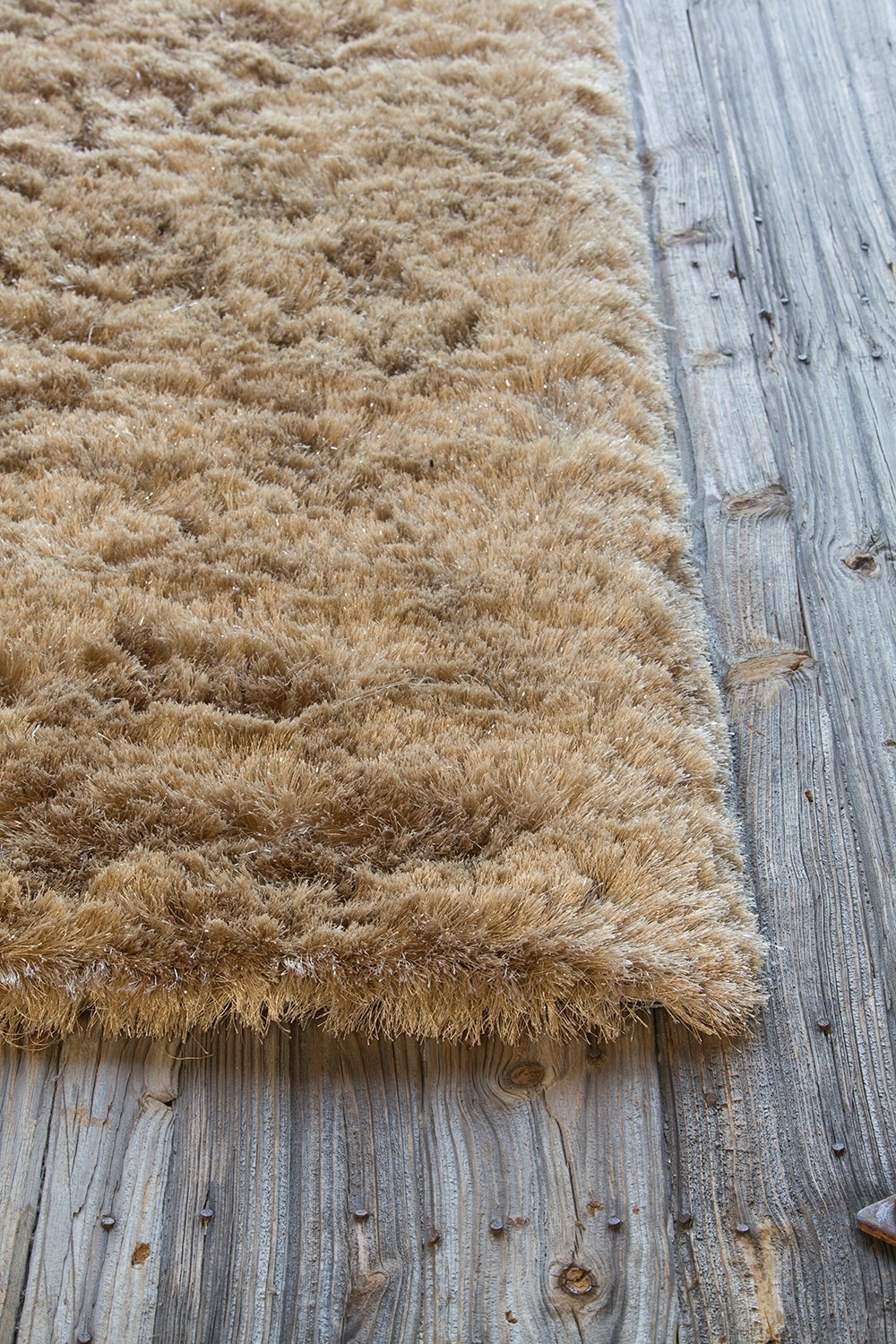 Mercury Polyester Rectangular Handmade Rug, 5' x 7'6"