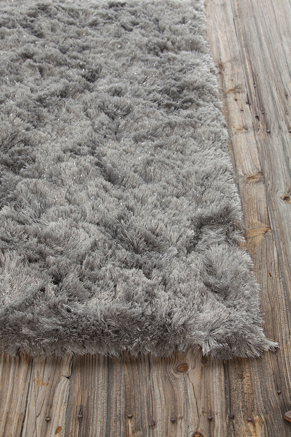 Mercury Polyester Rectangular Handmade Rug, 9' x 13'