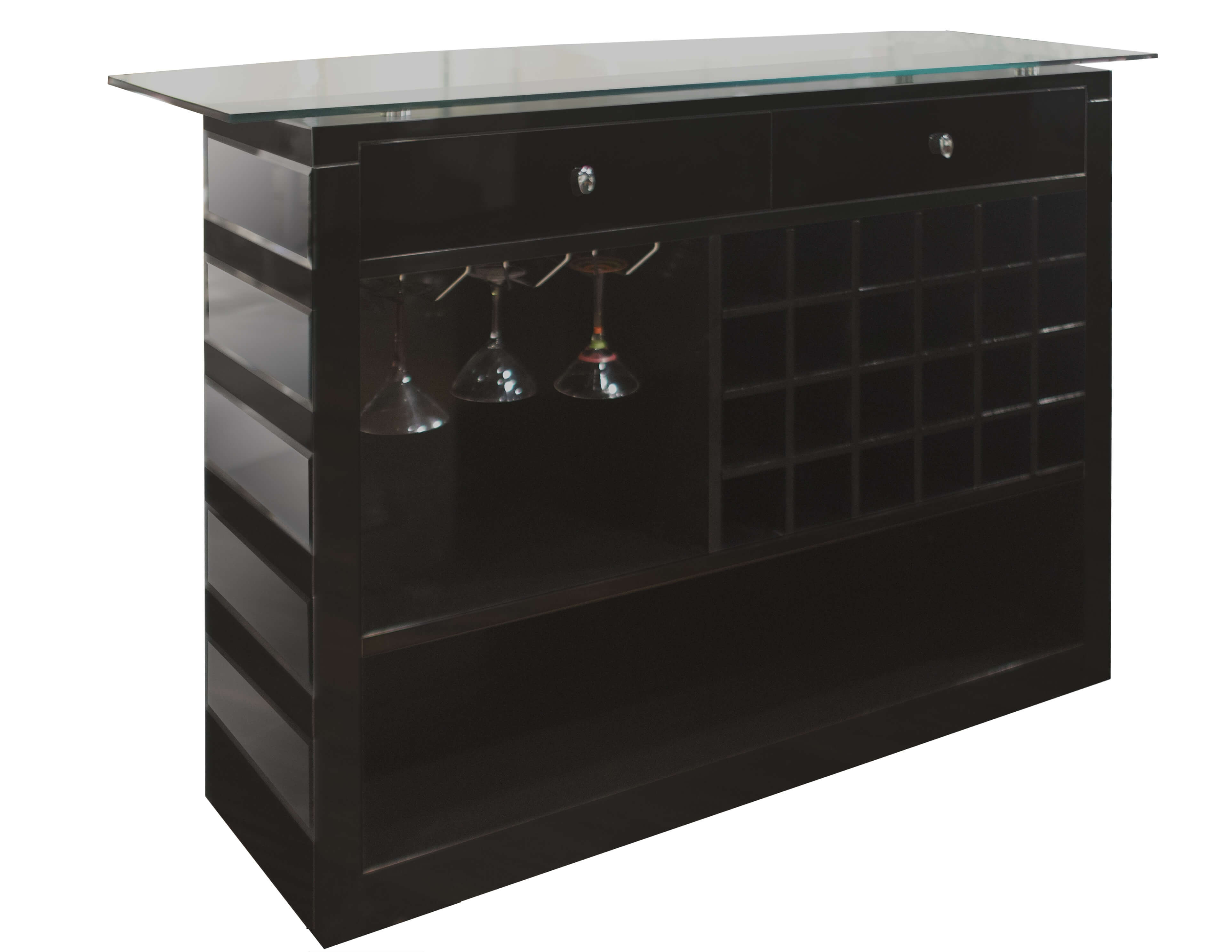 Mera Lacquer Bar Counter by Sharelle Furnishings