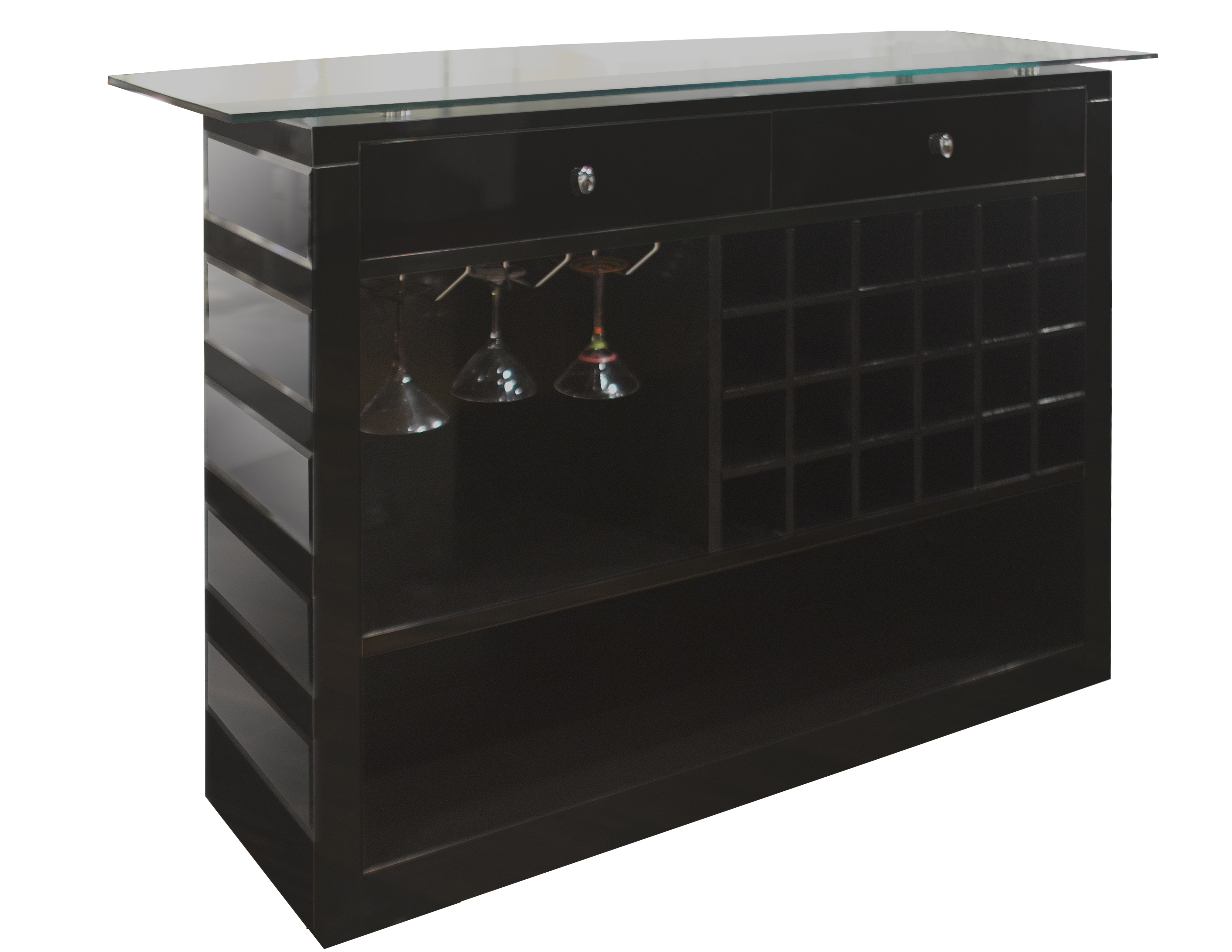 Mera Lacquer Bar Counter by Sharelle Furnishings
