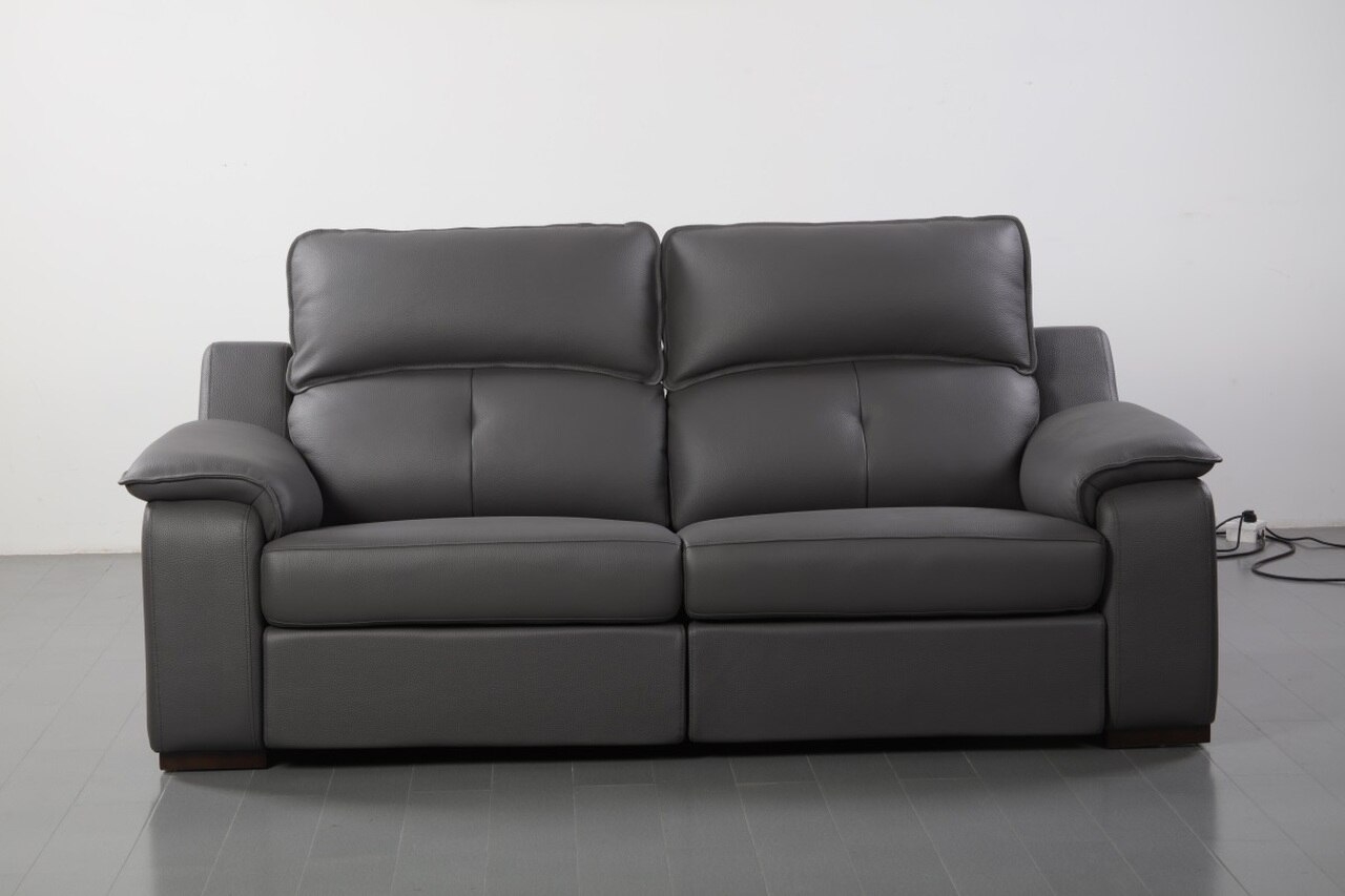 Thompson Leather Sofa w/2 Recliners