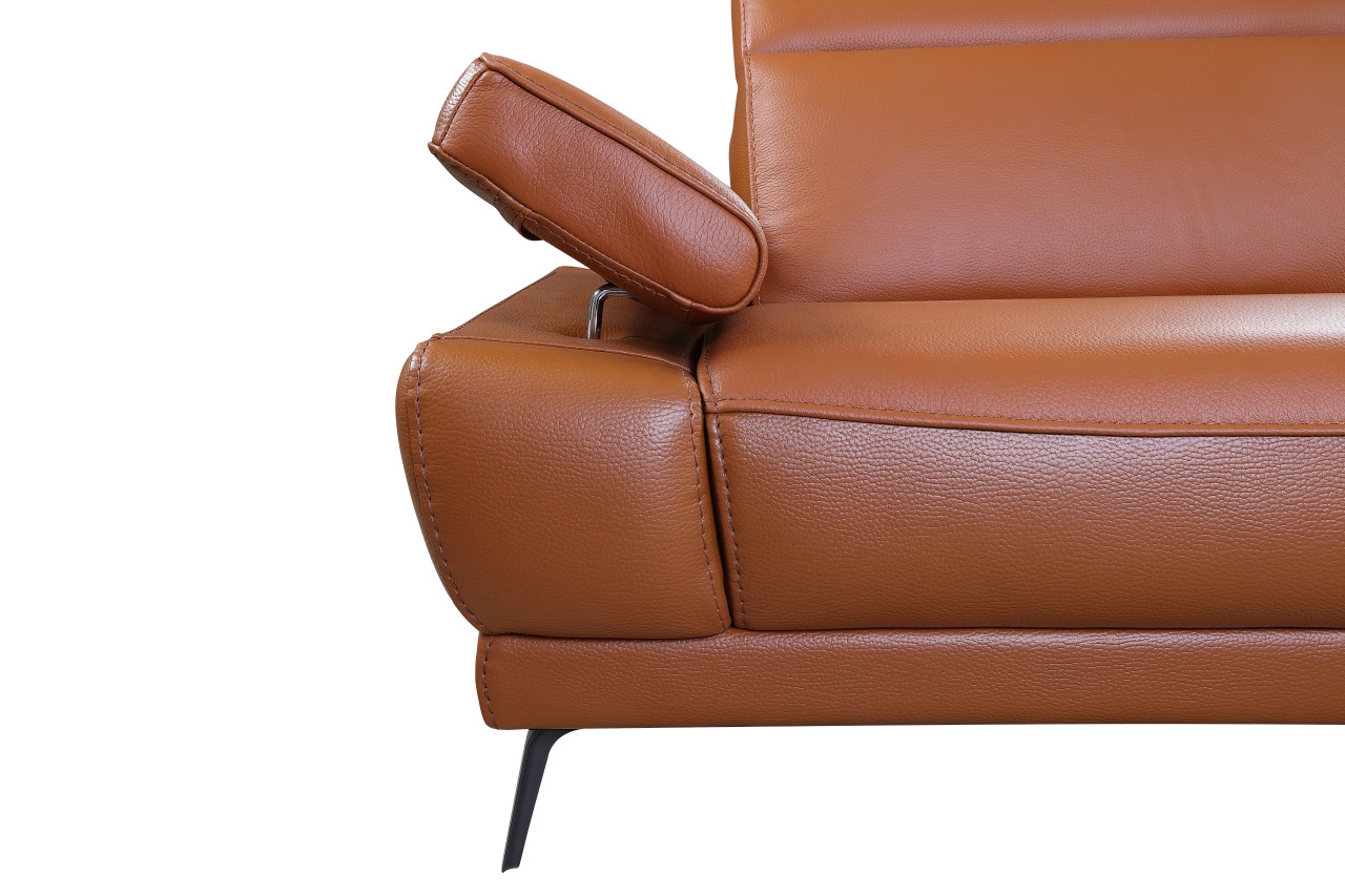 Mercer Leather/PVC Armchair w/Motion Headrest