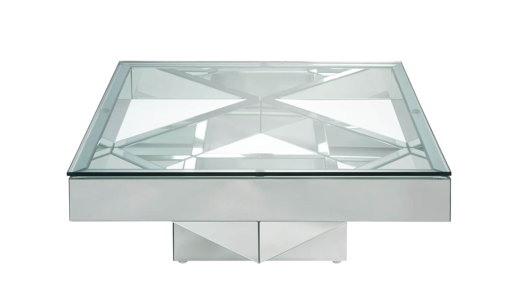 Meria Glass/Mirror Coffee Table