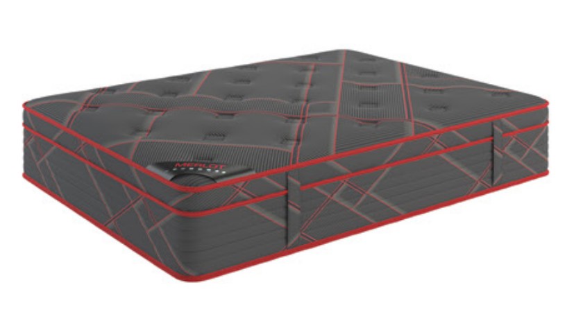 Merlot Silver Fabric Mattress