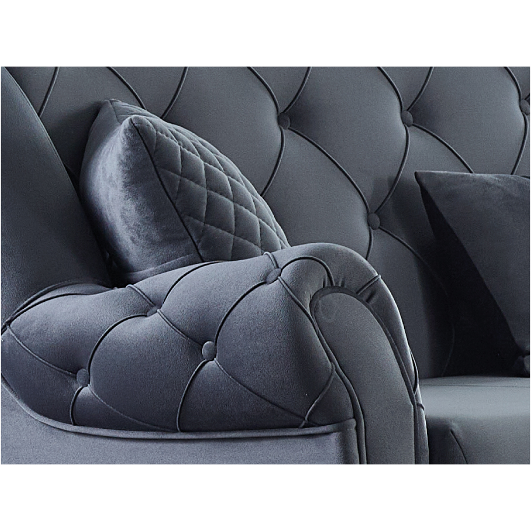 Merw Chenille Convertible Storage Sofa