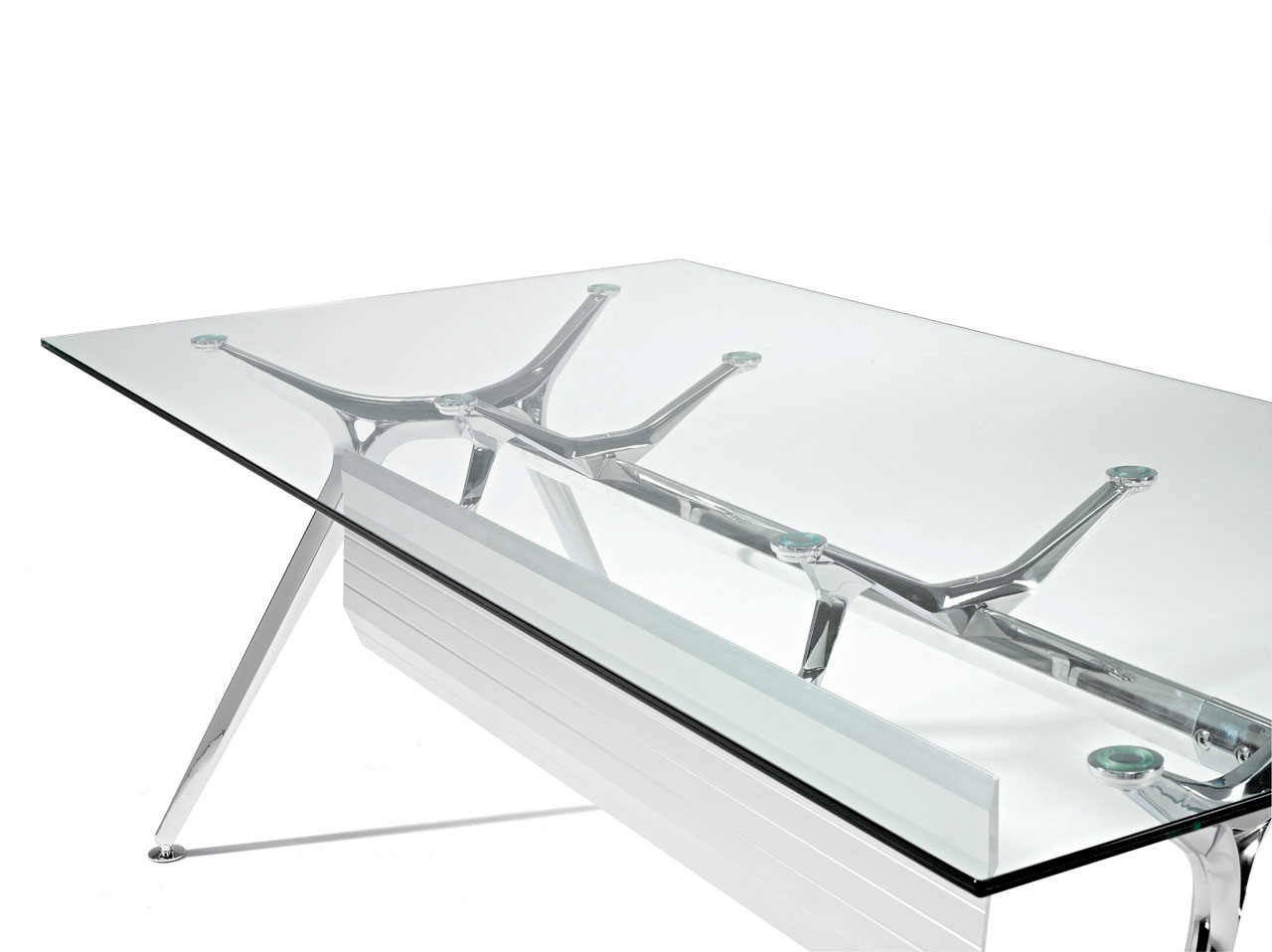 Arkitek Glass Rectangular Single Office Desk