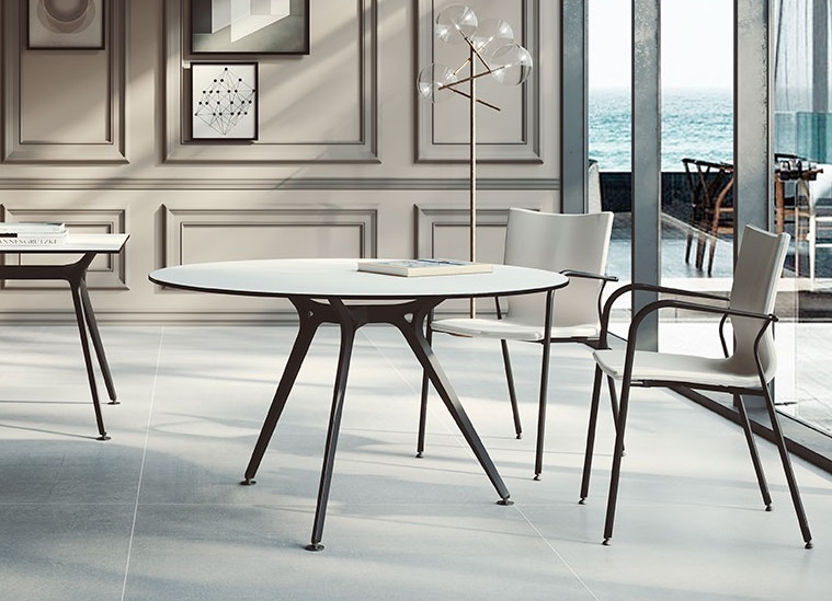 Arkitek Melamine Round Office Meeting Table