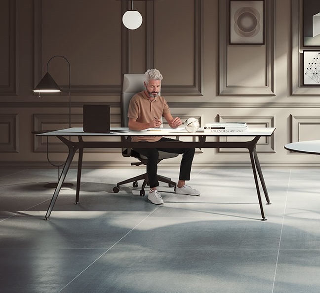 Arkitek Melamine Rectangular Single Office Desk