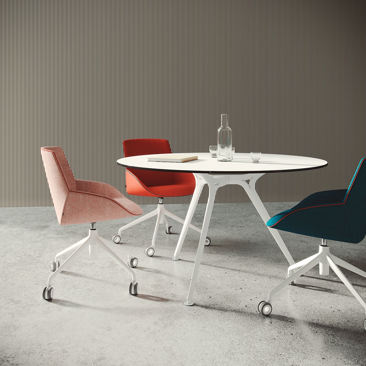 Arkitek Melamine Round Office Meeting Table