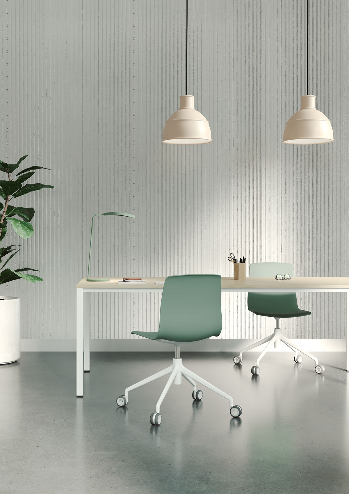 Colectiva Office Rectangular Meeting/Executive Desk