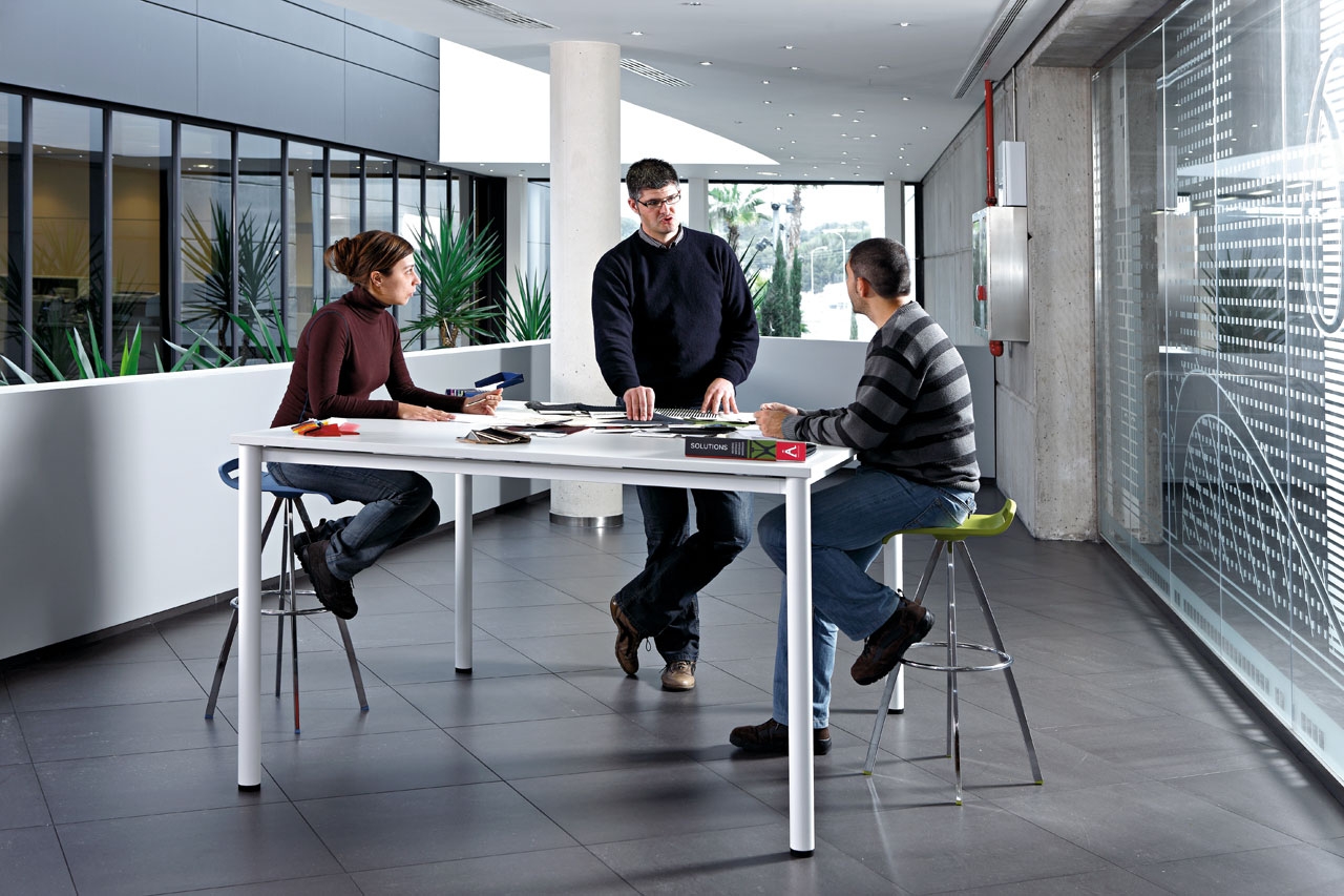 Cool E100 Square High Meeting Table