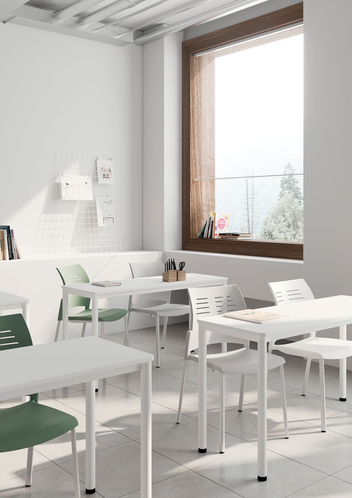Dynamic 45 Rectangular Home Office Training Table