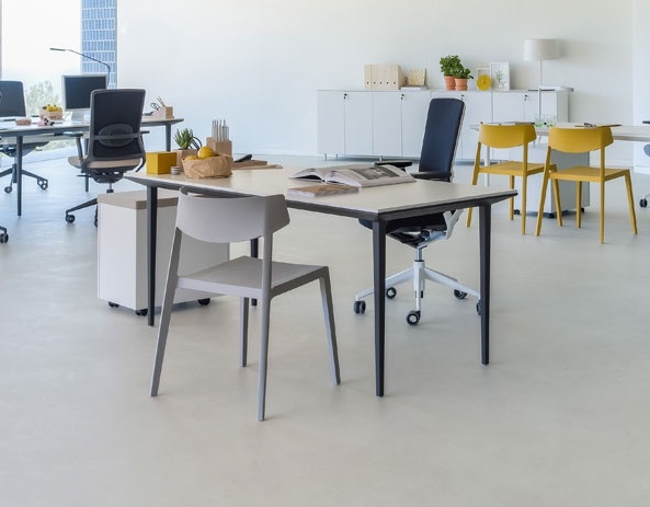 Longo Melamine Office Single Desk