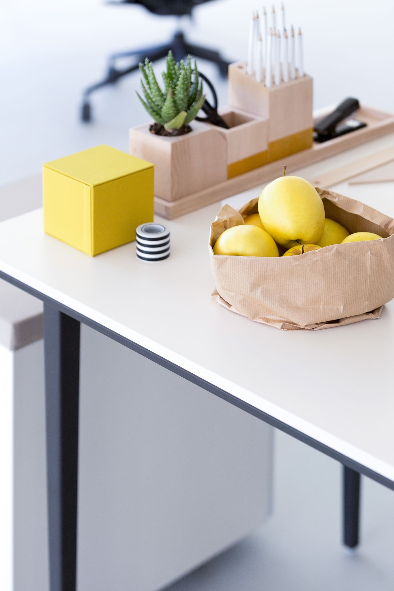 Longo Melamine Office Single Desk