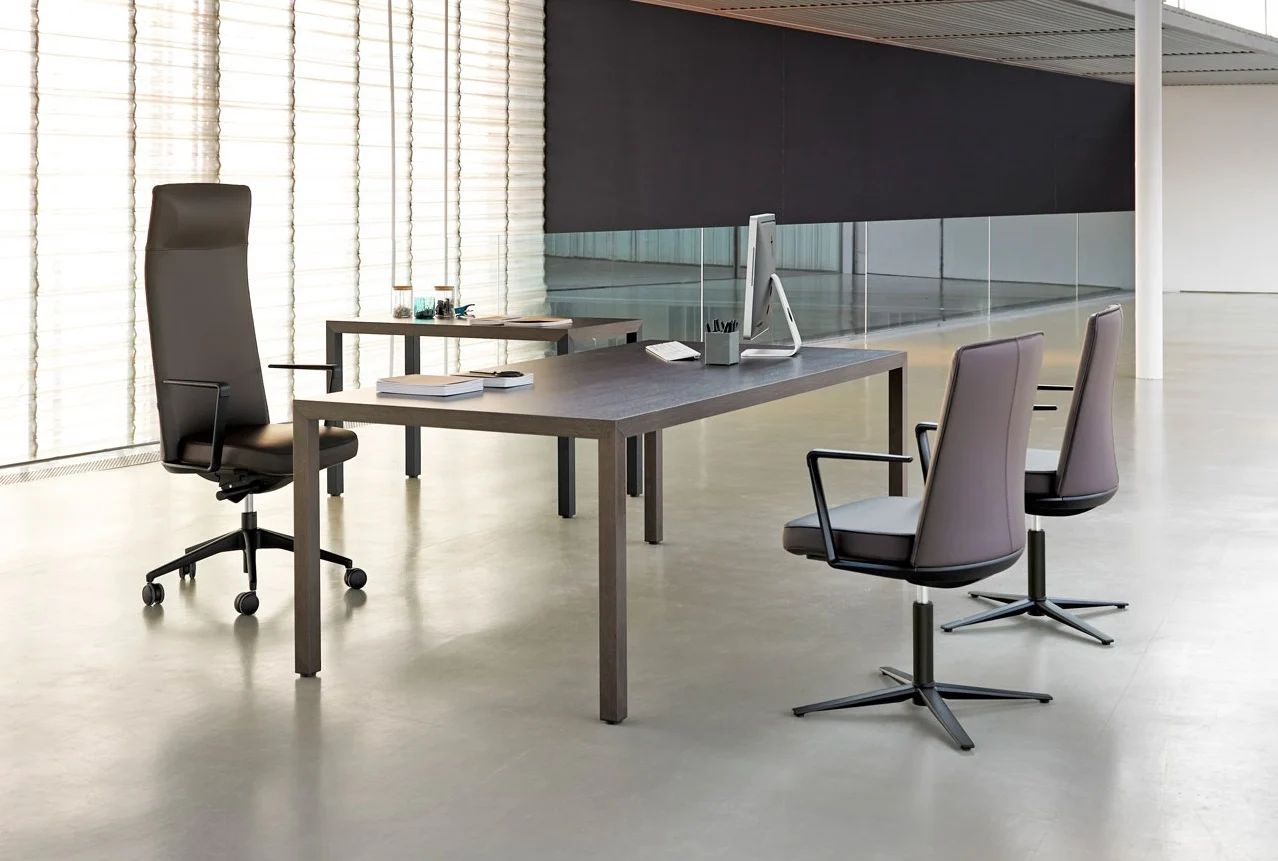 Prisma Melamine Rectangular Single Office Desk