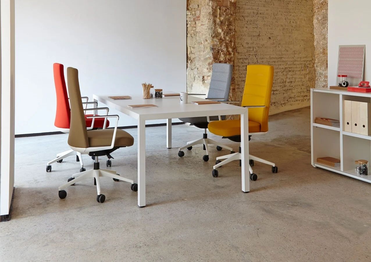 Prisma Melamine Rectangular Single Office Desk