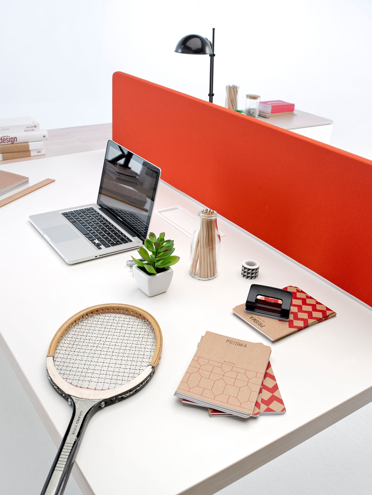 Sewn Edge Fabric Fixed Divider Screen
