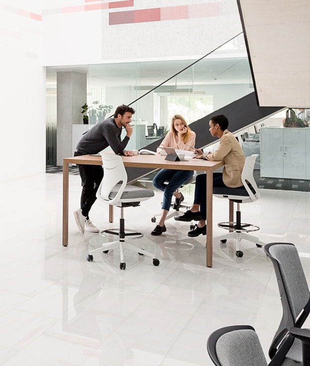 Prisma Melamine High Office Meeting Table