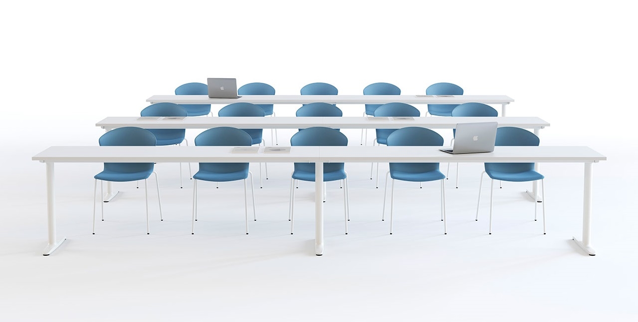 Talent Serie 100 Melamine Office Rectangular Training Desk