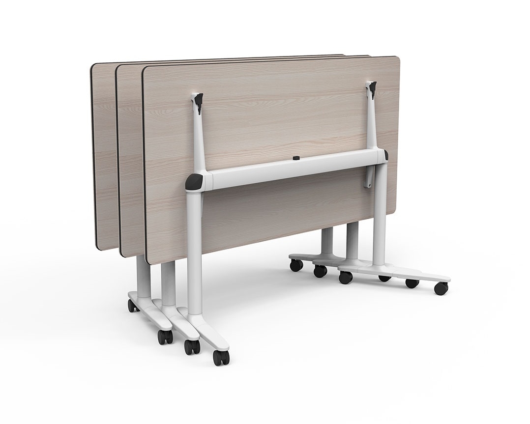 Talent Serie 300 Melamine Office Folding Table w/Castors