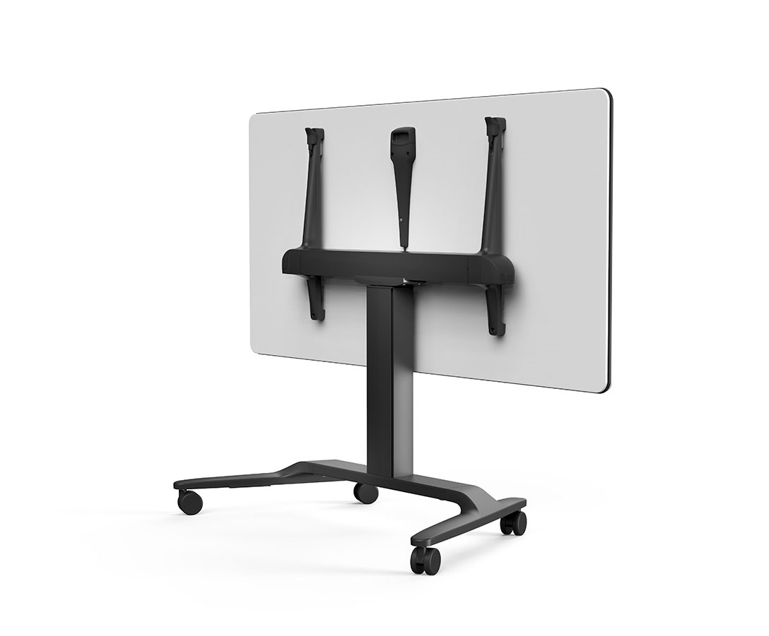 Talent Serie 500 Melamine Office Folding Sit-Stand Table w/Castors