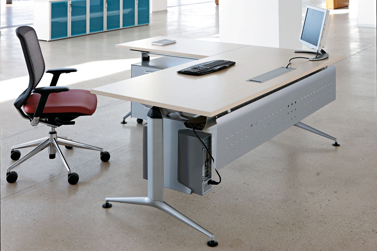 Trama 10 Melamine Office Single Desk