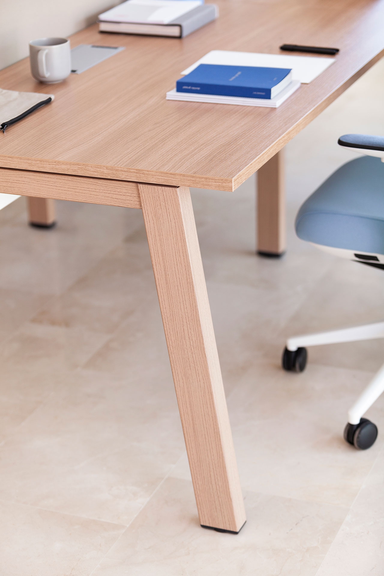 Vital Plus 300 Melamine Office 4-Desk Bench