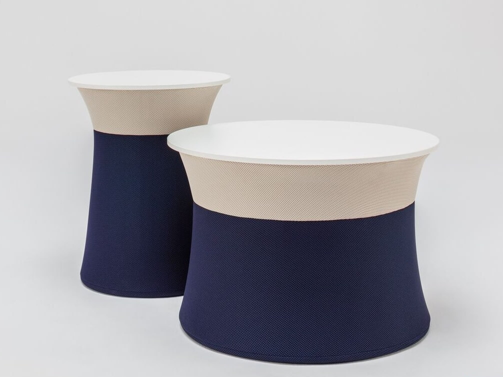 Mesh MDF/Fabric Round Coffee Table