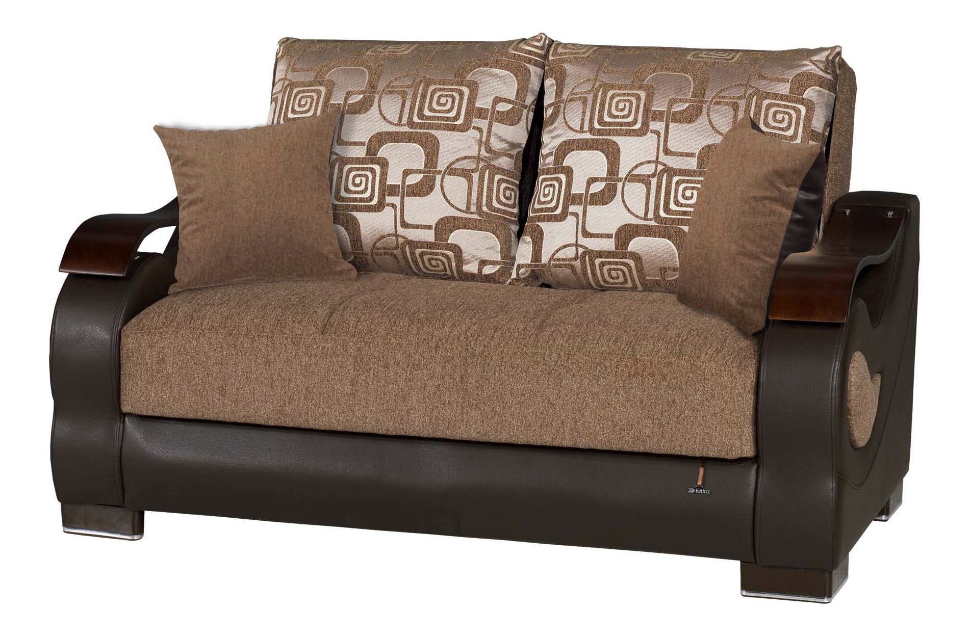 Metroplex Fabric/PU Convertible Living Room Set