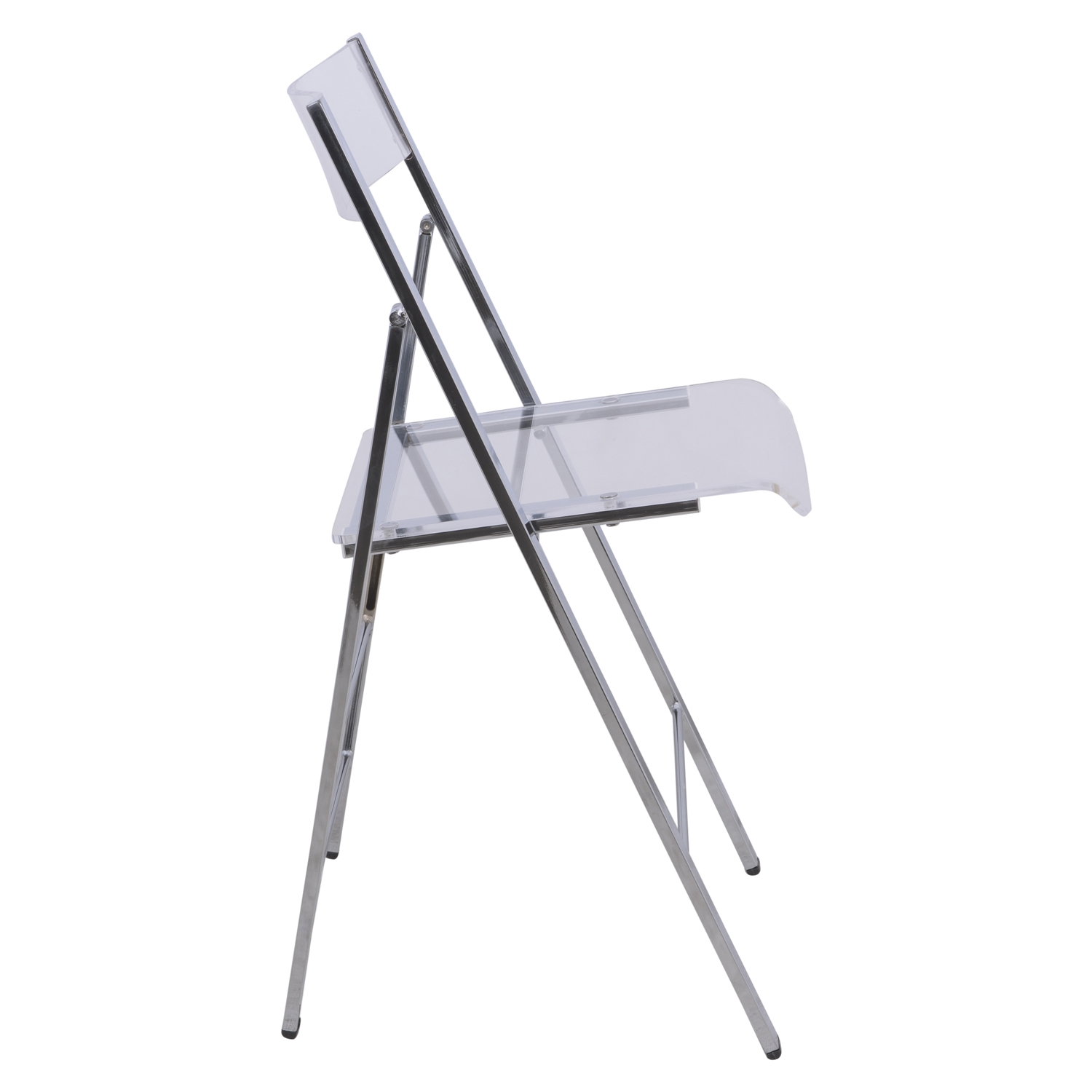 Menno Acrylic Folding Chair (Set of 4)